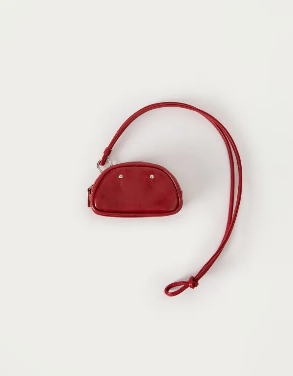 Tiny Baguette Bag - Vintage Red