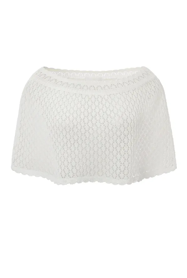 Pansy cape top