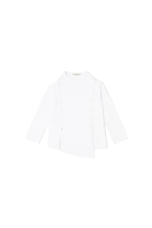 UNBALANCE BUTTON T-SHIRT (3rd Re-open)