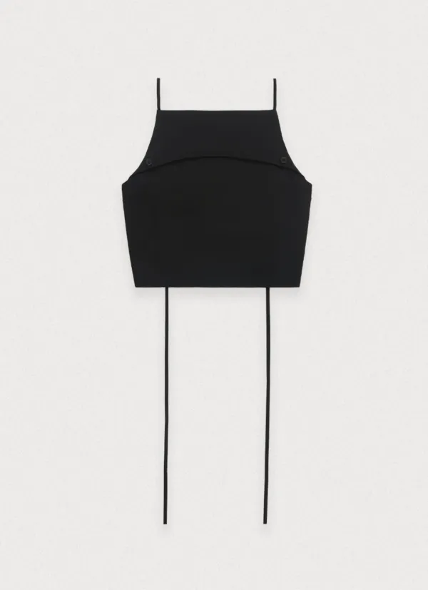 Linear rough top - black