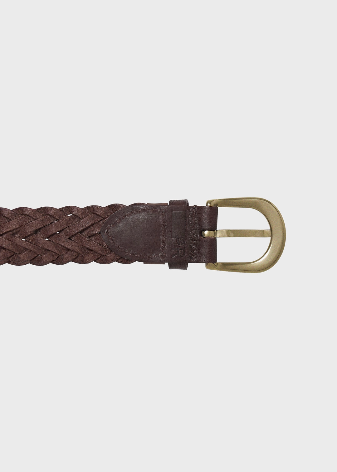 프랙티컬 앤 리얼리스틱 Classy Woven Leather Belt Brown 상품 이미지 3