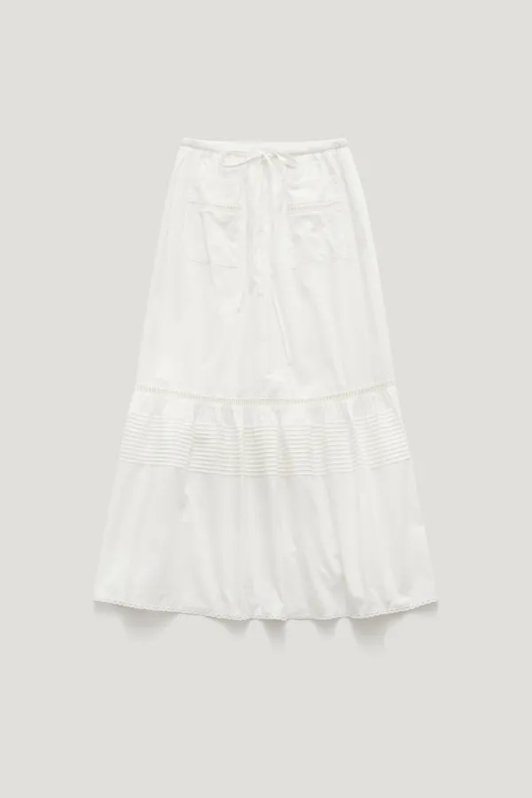 PIA CANCAN LONG SKIRT_IVORY / ₩145,000