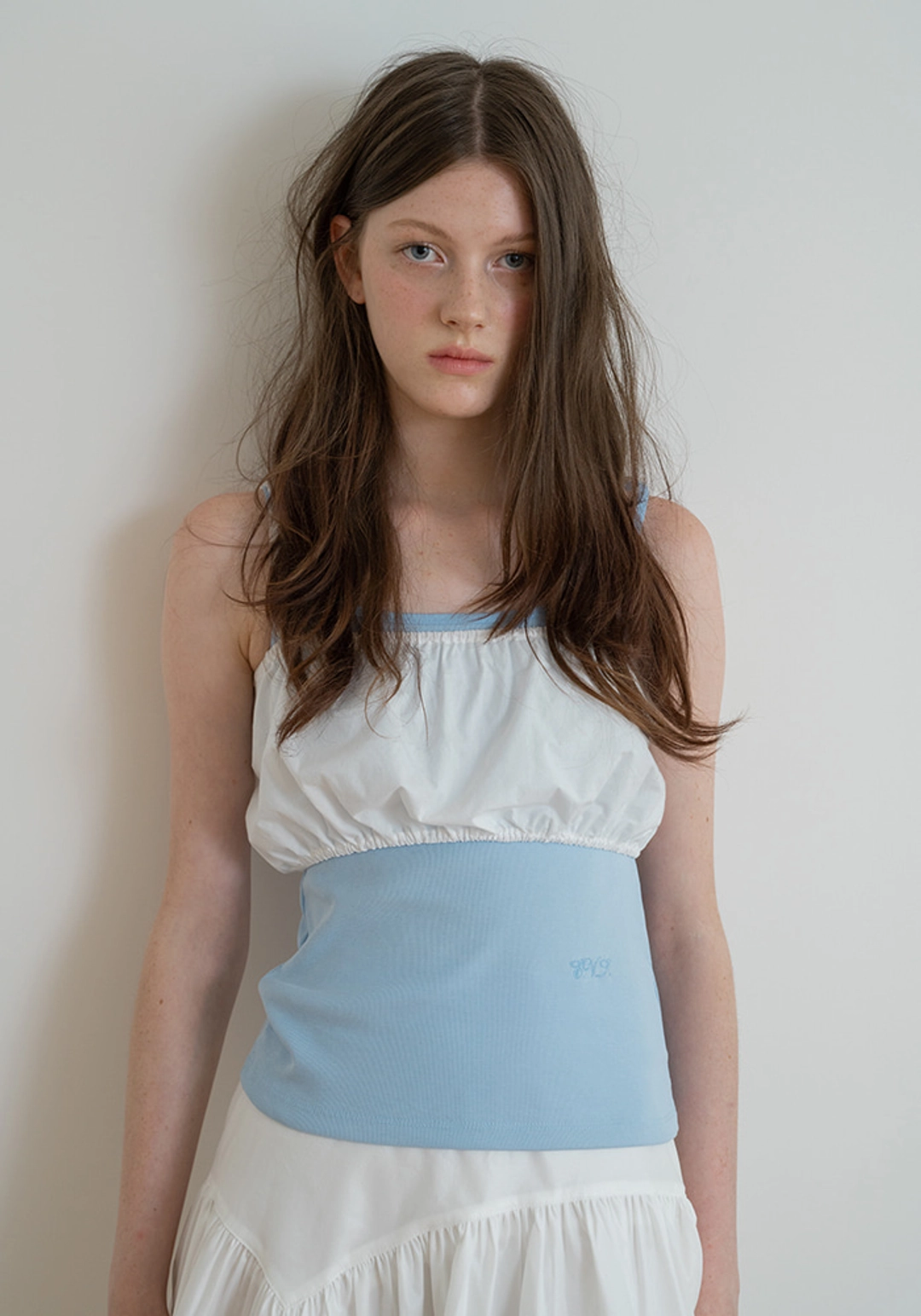 이브세이지 [1차 리오더] E.V.S. sleeveless (Blue) 상품 이미지 1