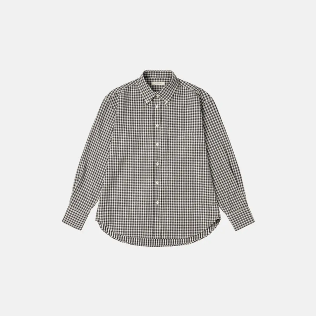 시야쥬 SITP5176 루즈 핏 클래식 체크 셔츠_Black check 상품 이미지 1