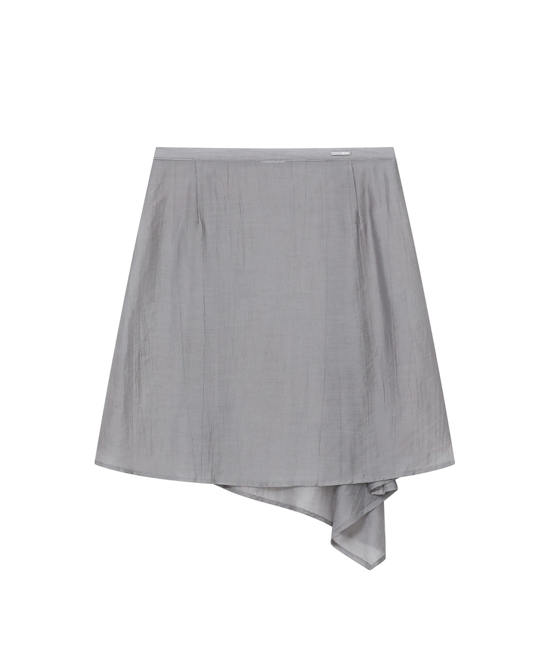 미세키서울 Button layered wrap skirt GREY 상품 이미지 2