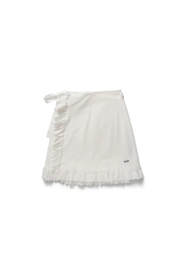 Picnic apron skirt_ivory