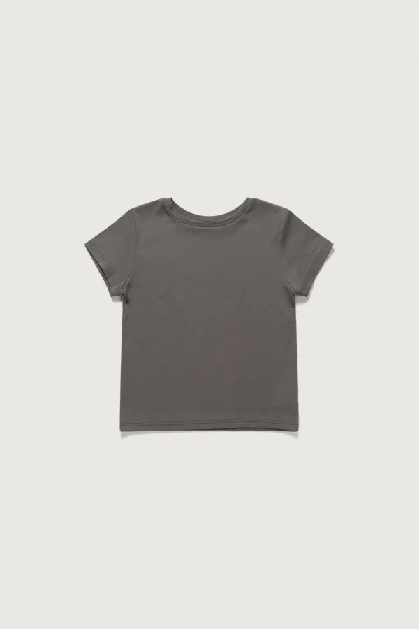 ESSENTIAL MODAL T-SHIRT [ASH BEIGE]
