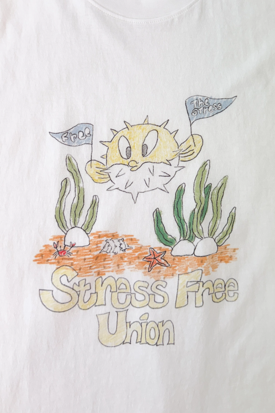 누아누 Stress Free Tee_Ivory 상품 이미지 3