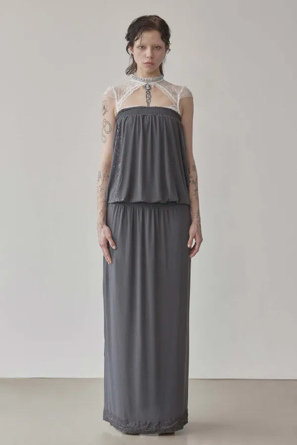 2way Nymphs Tube Dress Charcoal