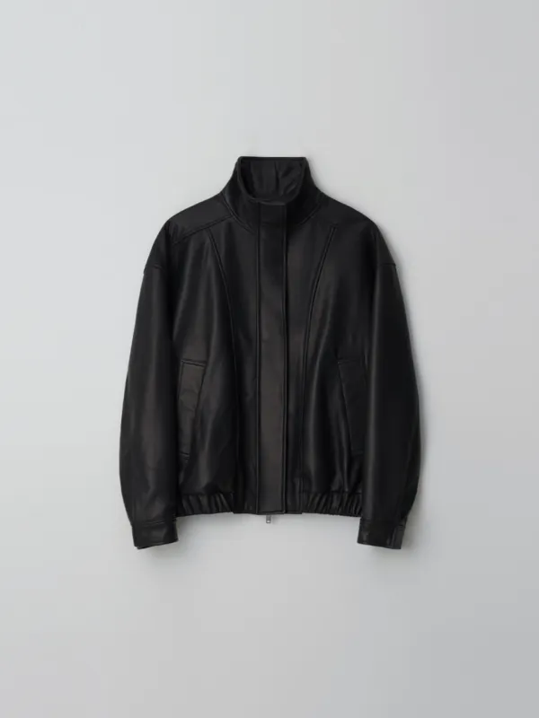 leather jumper (black)