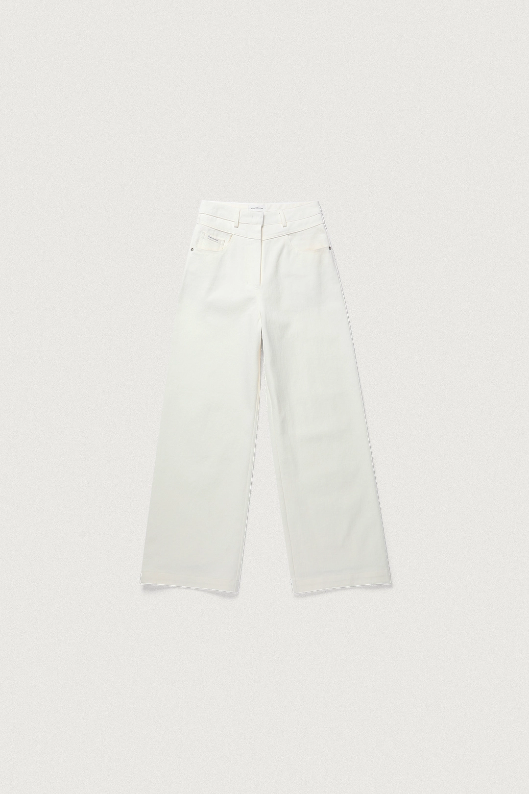 샤드라마 INTO SLIM WIDE PANTS [IVORY] 상품 이미지 1
