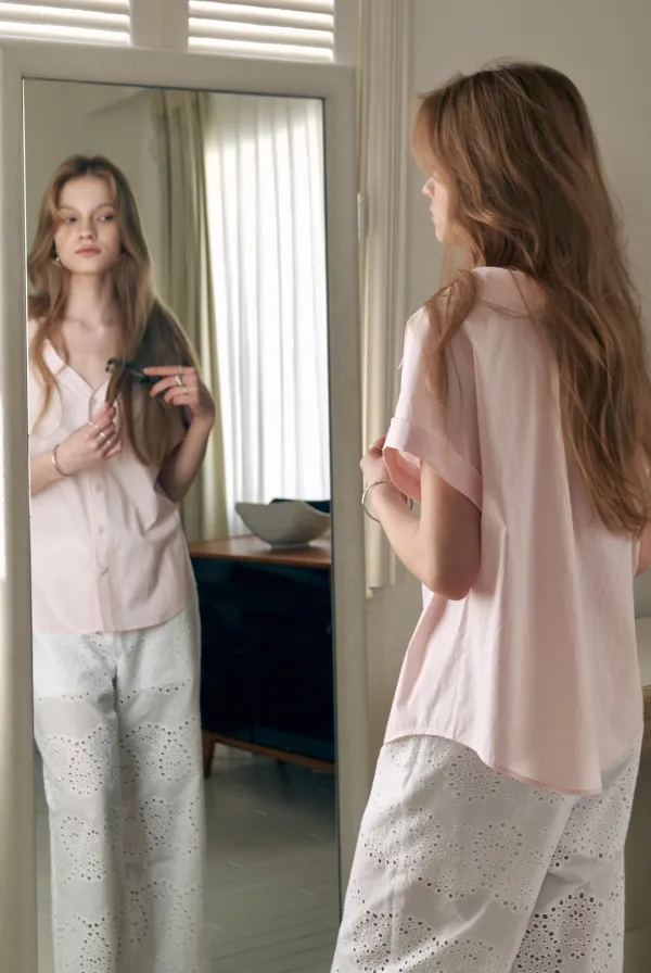 Muse Half Shirts (Light Pink)