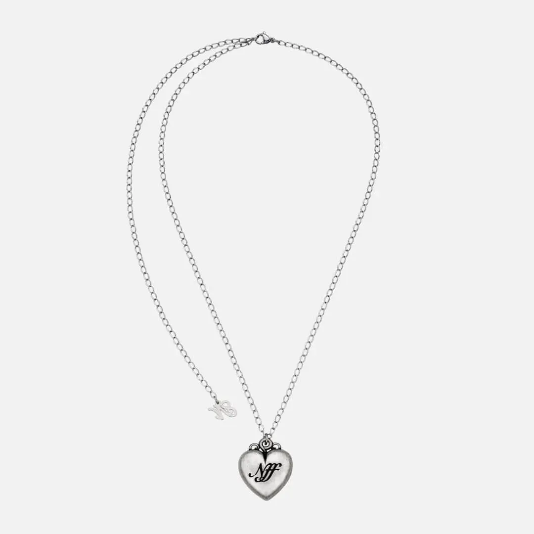 엔프프 pining necklace-black silver 상품 이미지 2
