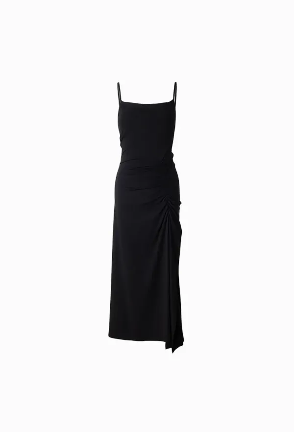 Joan Shirring One-piece (Black)