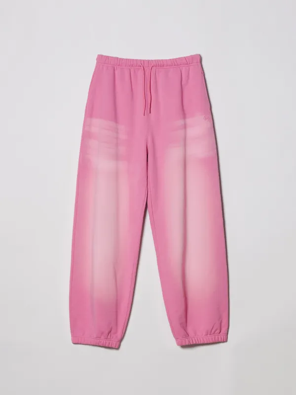 VINTAGE WASHING JOGGER PANTS [PINK]
