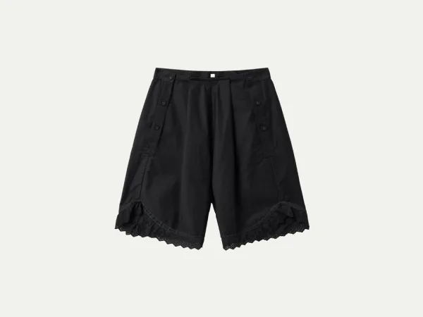 Via Eden cotton shorts (Black)
