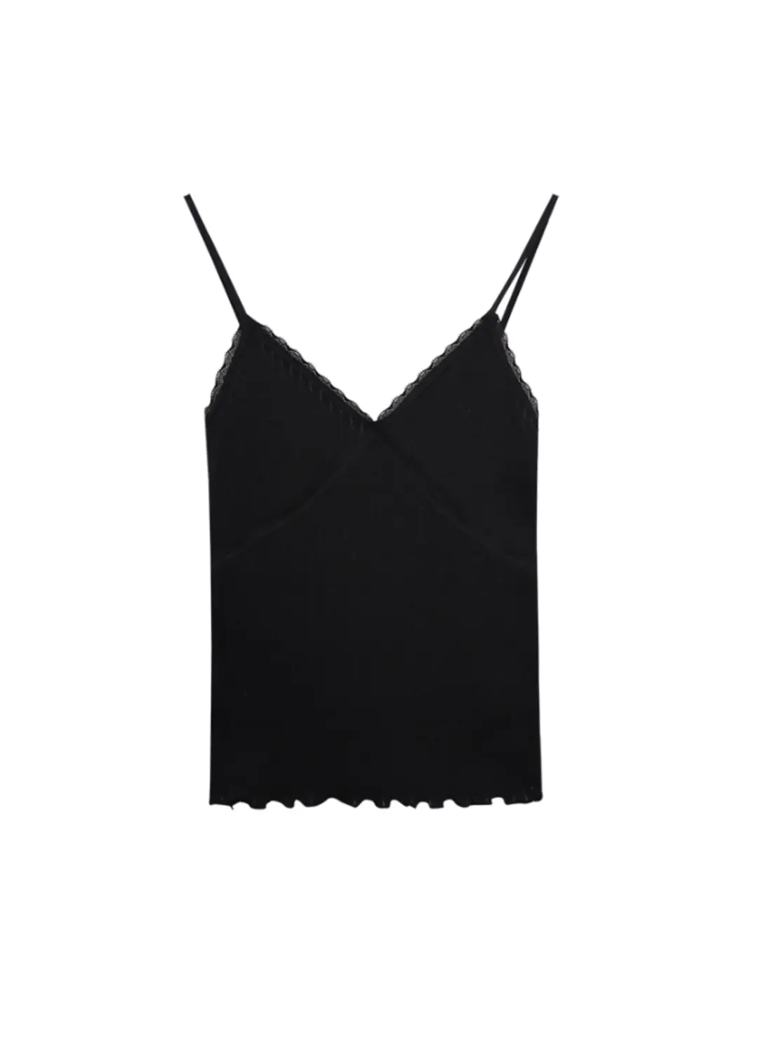 오디에스 16th 재입고 [Essential] Lily Lace Sleeveless T (Black) 상품 이미지 3