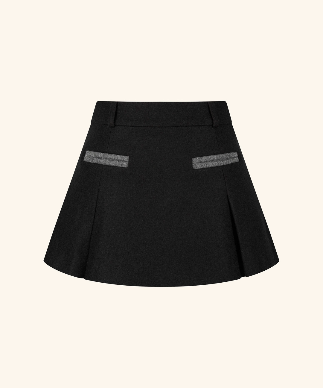 레터프롬문 Claude Pocket Wool Mini Skirt ( Black ) 상품 이미지 2