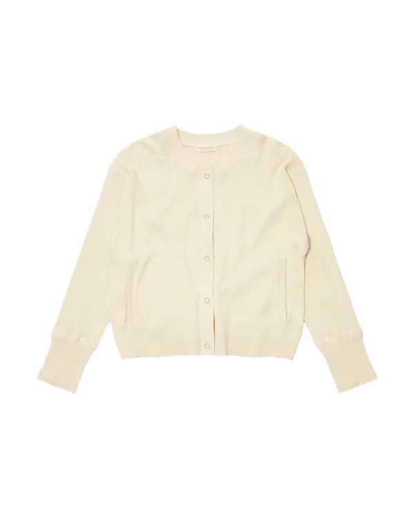 natural cotton cardigan (ecru)
