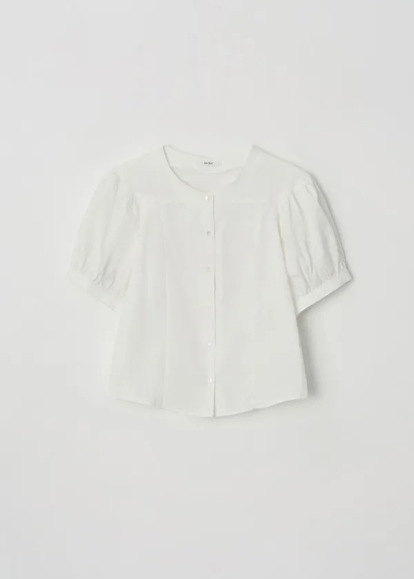Volume Puff Blouse(White)