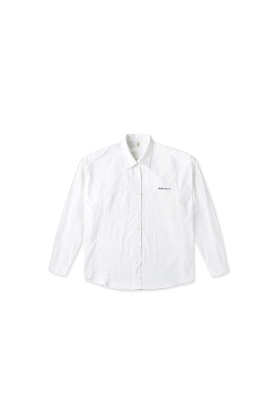 위드아웃썸머 Stripe casual shirt_ivory 상품 이미지 1