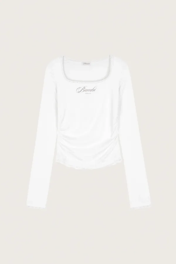 Pure Bambi Lace Top, White