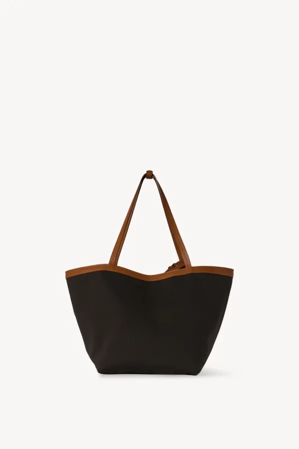Park Tote Three Canvas 코튼 캔버스 & 가죽 백