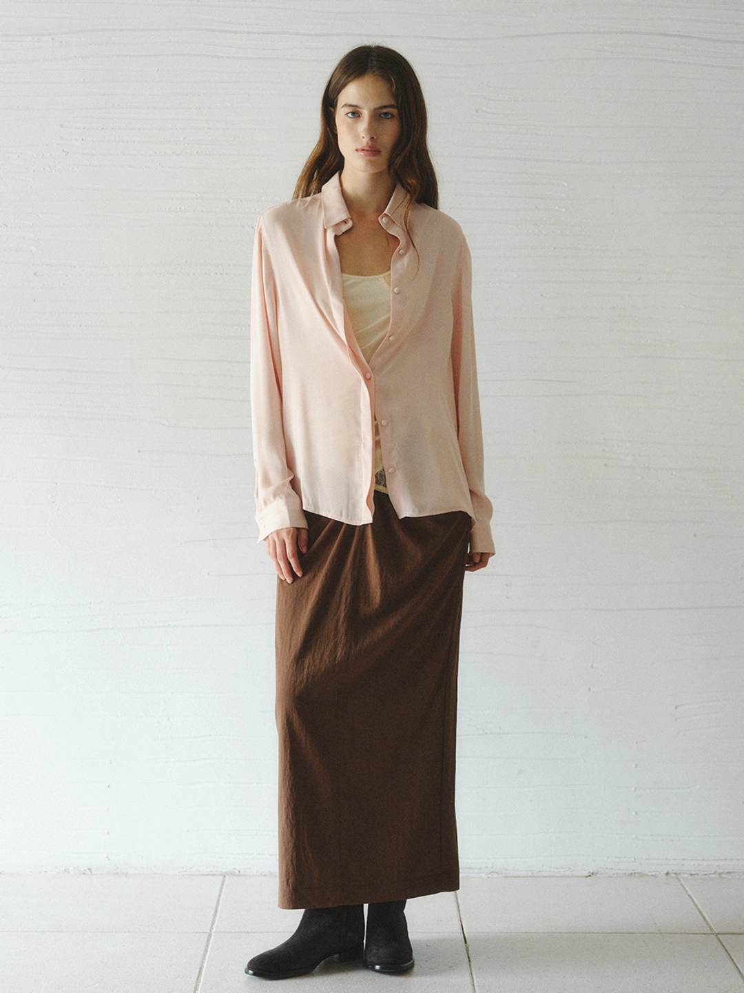 르니나 BLUENING soft blouse_pink 상품 이미지 3