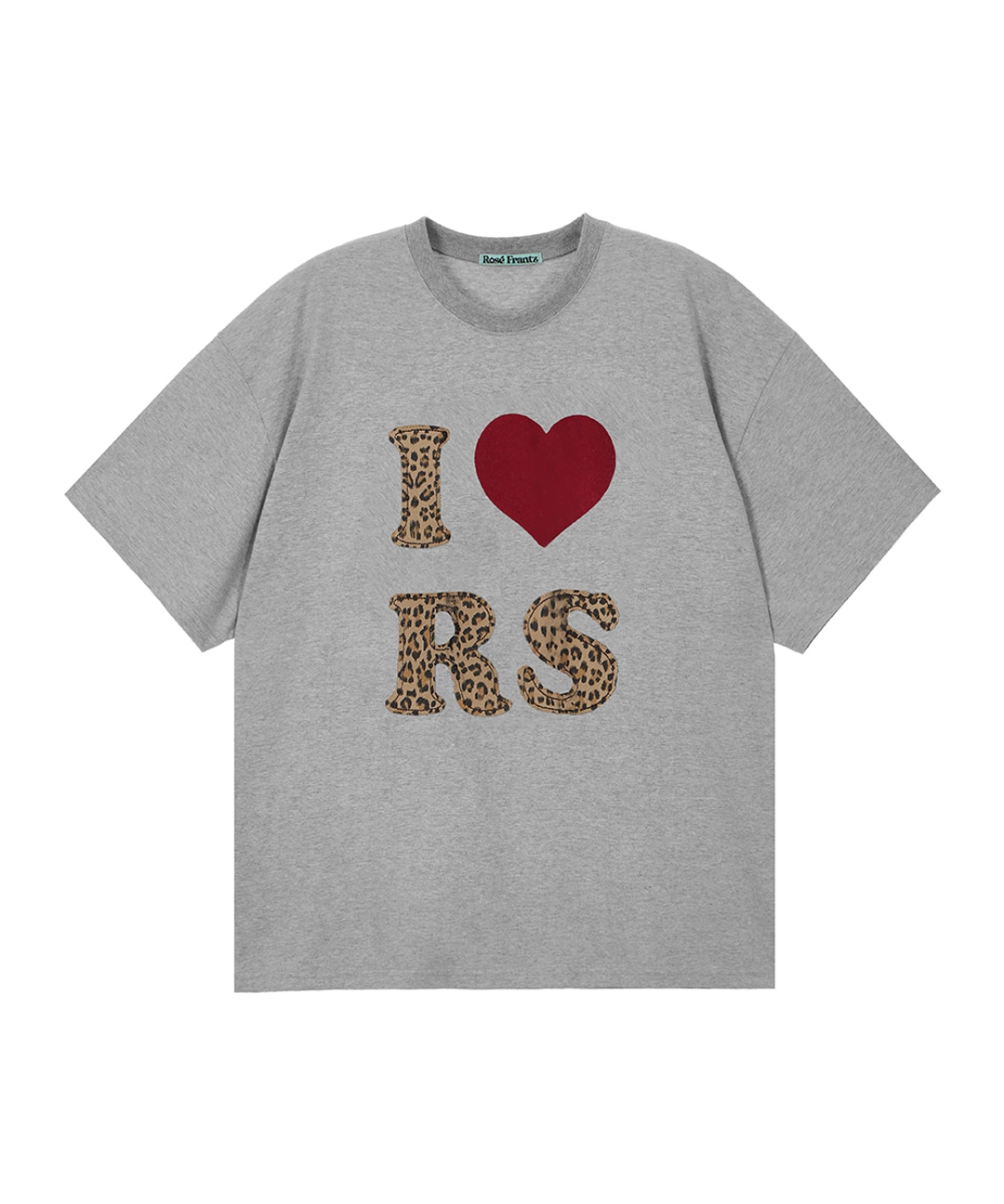 로제프란츠 Leopard Heart T-shirt [Gray] 상품 이미지 3