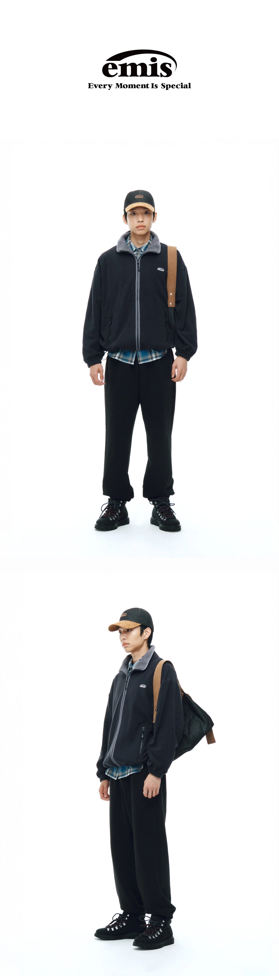 이미스 MONO LOGO SWEATPANTS-BLACK 상품 이미지 1
