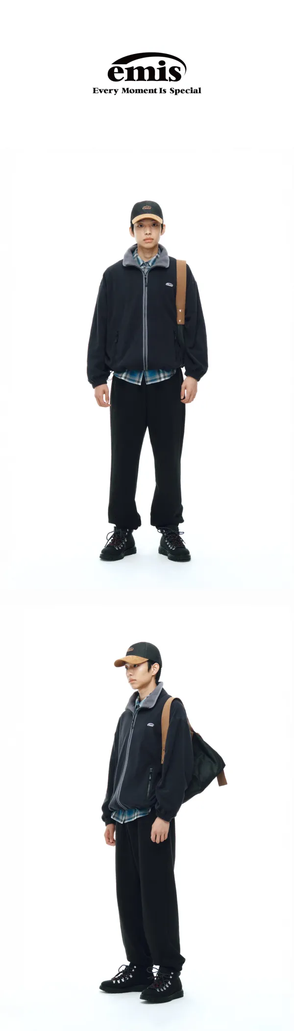 MONO LOGO SWEATPANTS-BLACK