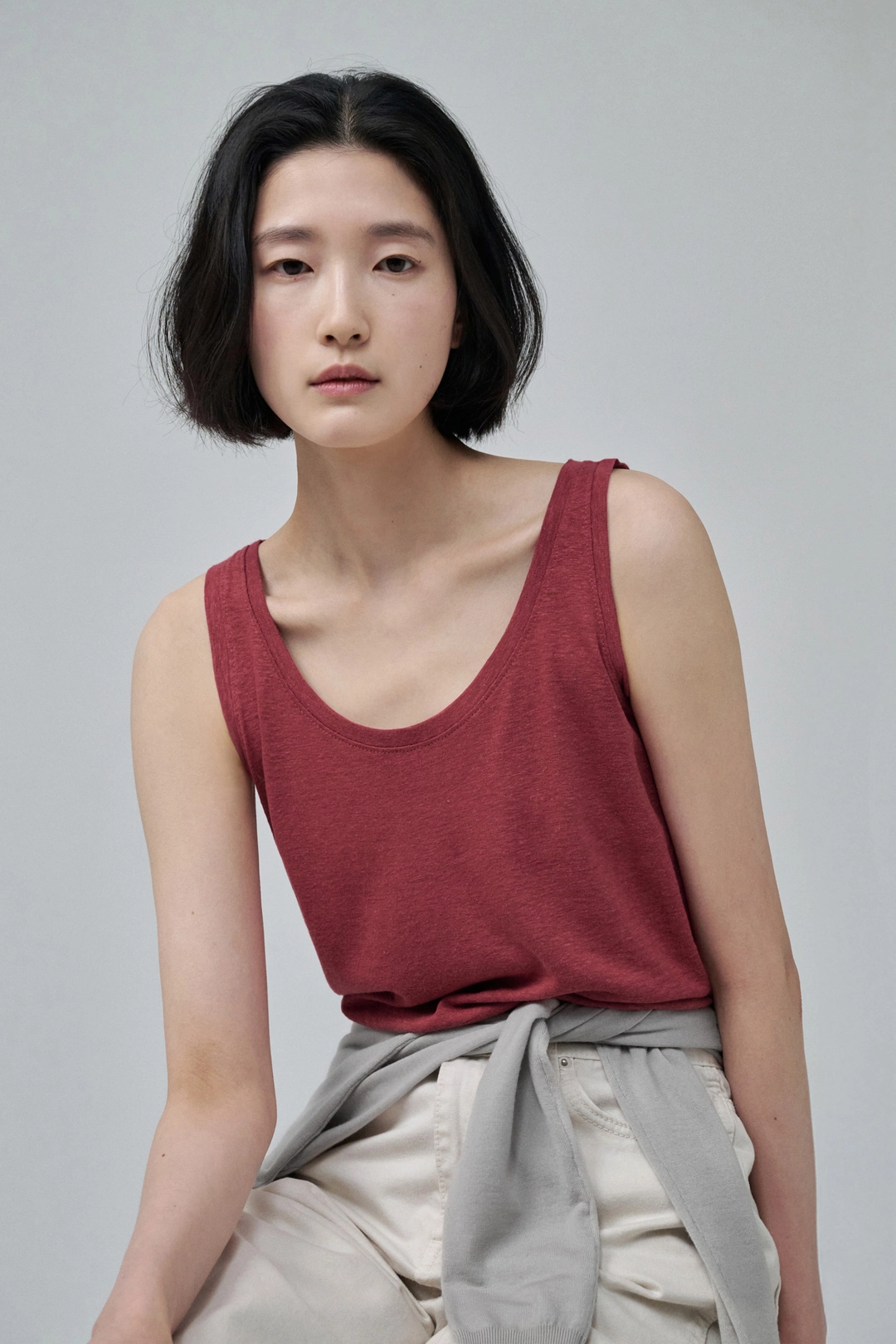 세이지먼트 FLYRA LINEN SLEEVELESS_6 Colors 상품 이미지 1