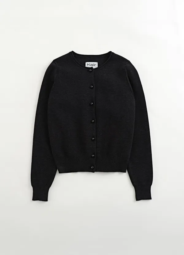 Lorraine Knit Cardigan (Black)