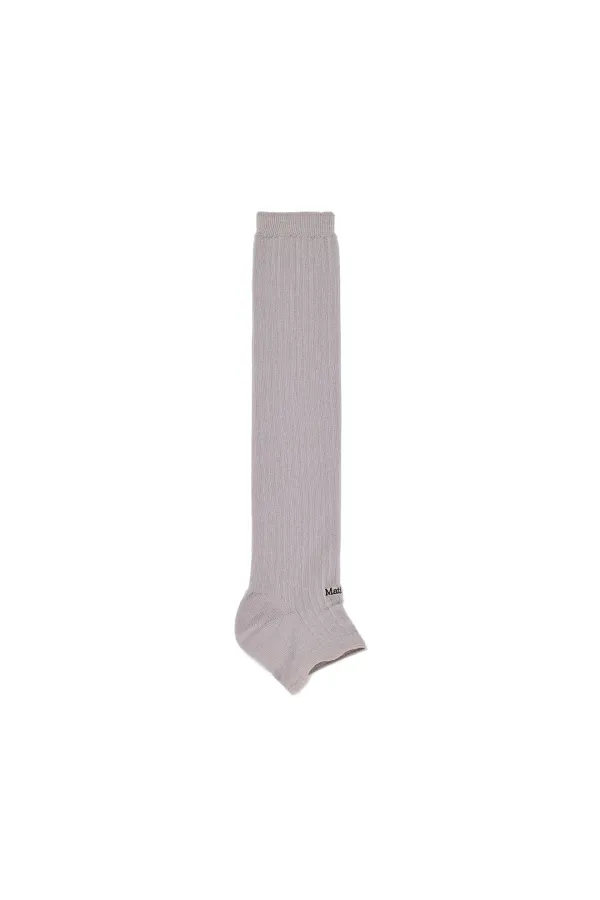 SOFT WARMER HALF KNEE SOCKS IN GREY