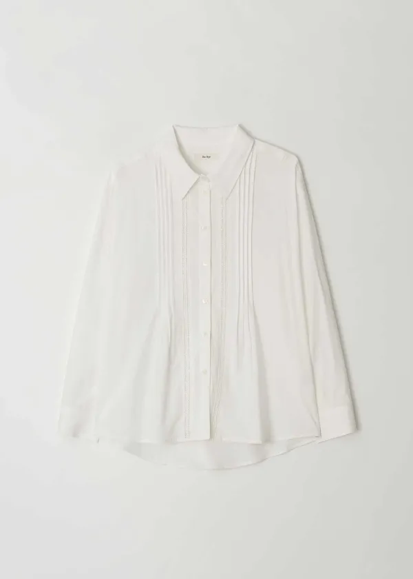 Lace Cotton Shirt(Ivory)