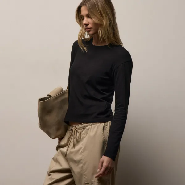 Vintage Boxy Tee - Black