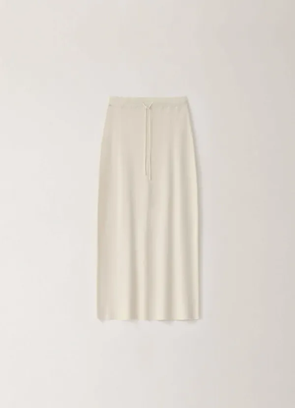 2ND / Double Straight Maxi Skirt - Ivory (6월 중순 순차배송)