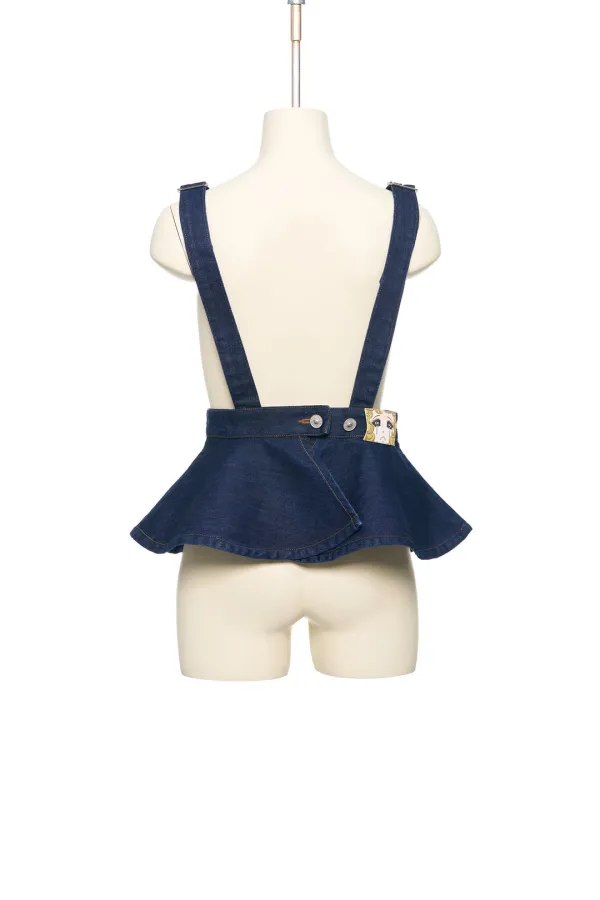 PF25 BLUE FLARED HEM OVERALL