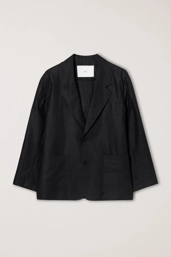 UNISEX SOFT TAILORED JACKET BLACK_UDJA6B123BK