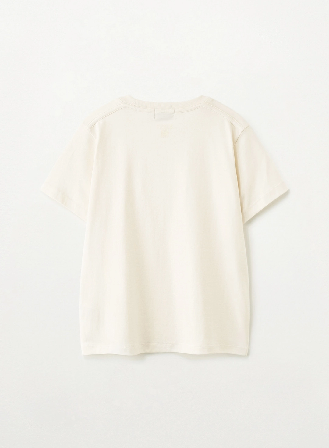 세터 (W) Supima Basic Crewneck T-Shirt - Cream 상품 이미지 2