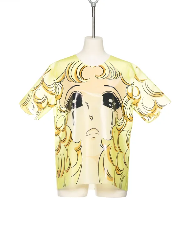 SS25 CRYING GIRL OVERSIZED VINYL TOP