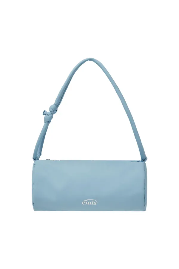 PUFFER BARREL BAG-SKY BLUE