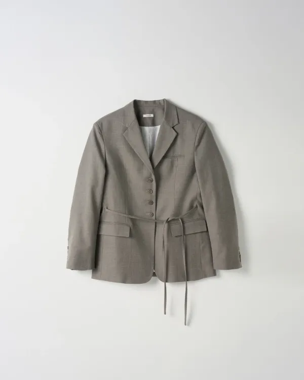 [4th] Tailored Wool Jacket [GREY MOCHA]