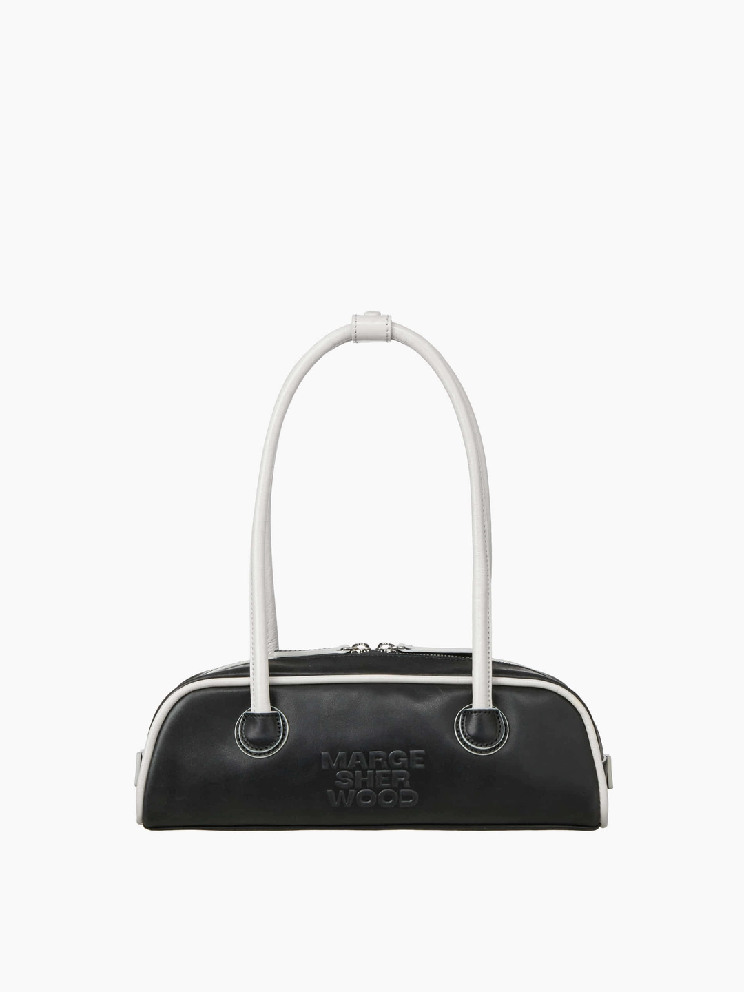 마지셔우드 SOFT BOSTON EW MINI PIPING_black pull-up+light grey crinkle 상품 이미지 1