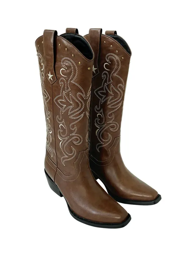 [리오더중] Hot! Chocolate Western Boots (Brown)