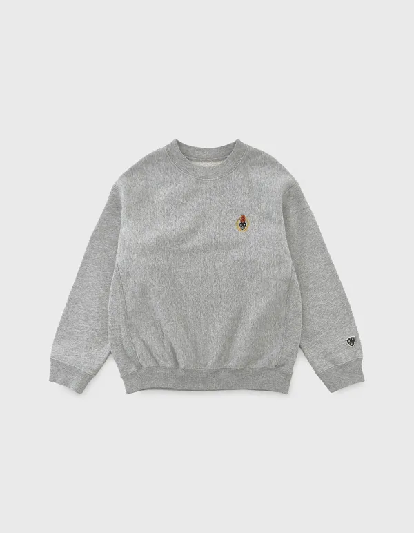 CHILDREN WASHED 221 CREWNECK / M.Grey(7%)