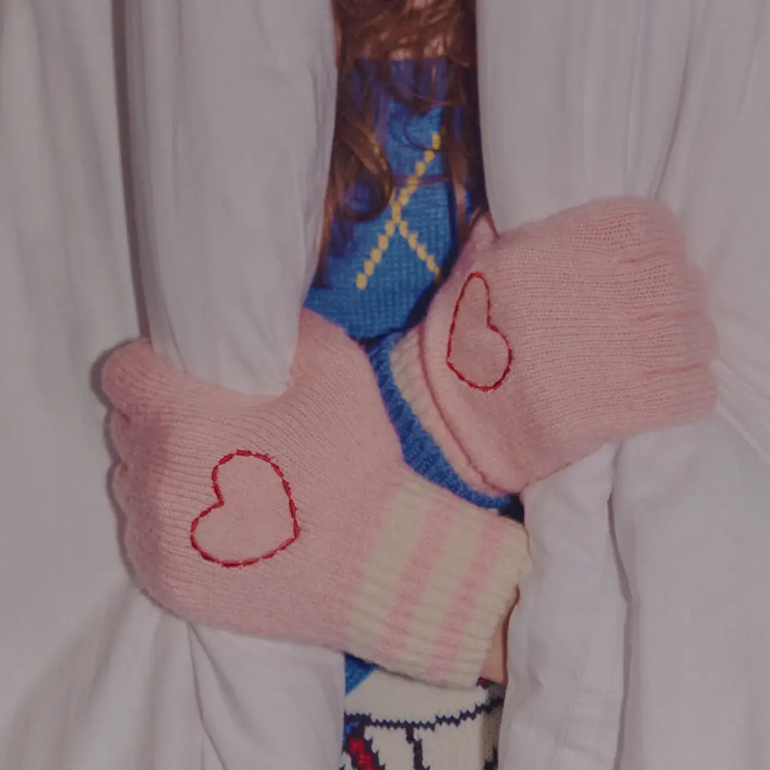 론론 FURRYDISE GLOVES PINK 상품 이미지 2