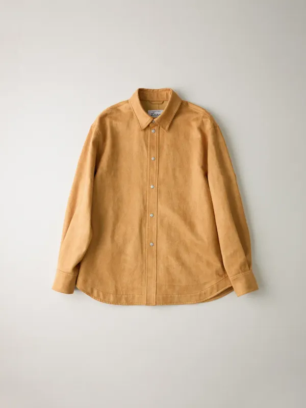 Lowell suede jacket_camel