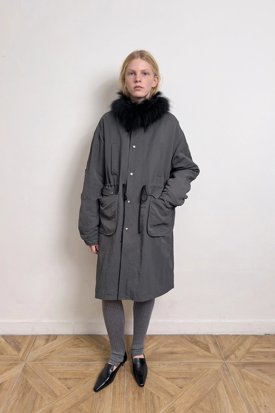 다이애그널 LINED TAILED PARKA 상품 이미지 2