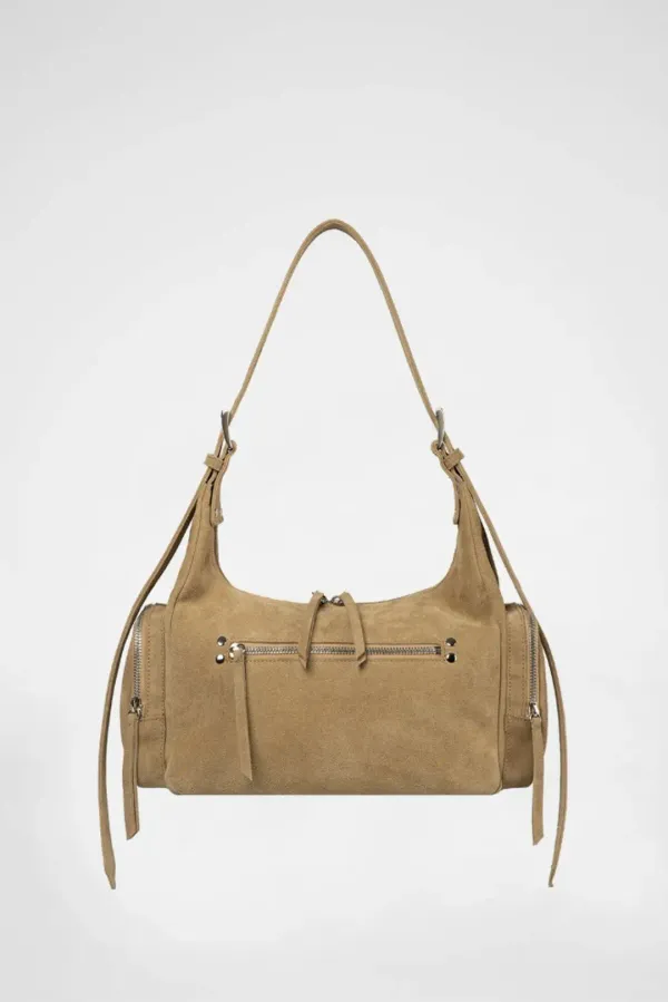 FLASH BAG / BEIGE SUEDE